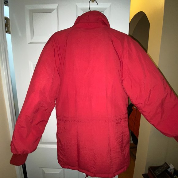 Vintage Eddie Bauer Goose Down Winter Coat Men's Size Small, Red. - Picture 2 of 13